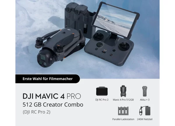 DJI Mavic 4 Pro 512GB Creator Combo mit DJI RC Pro 2